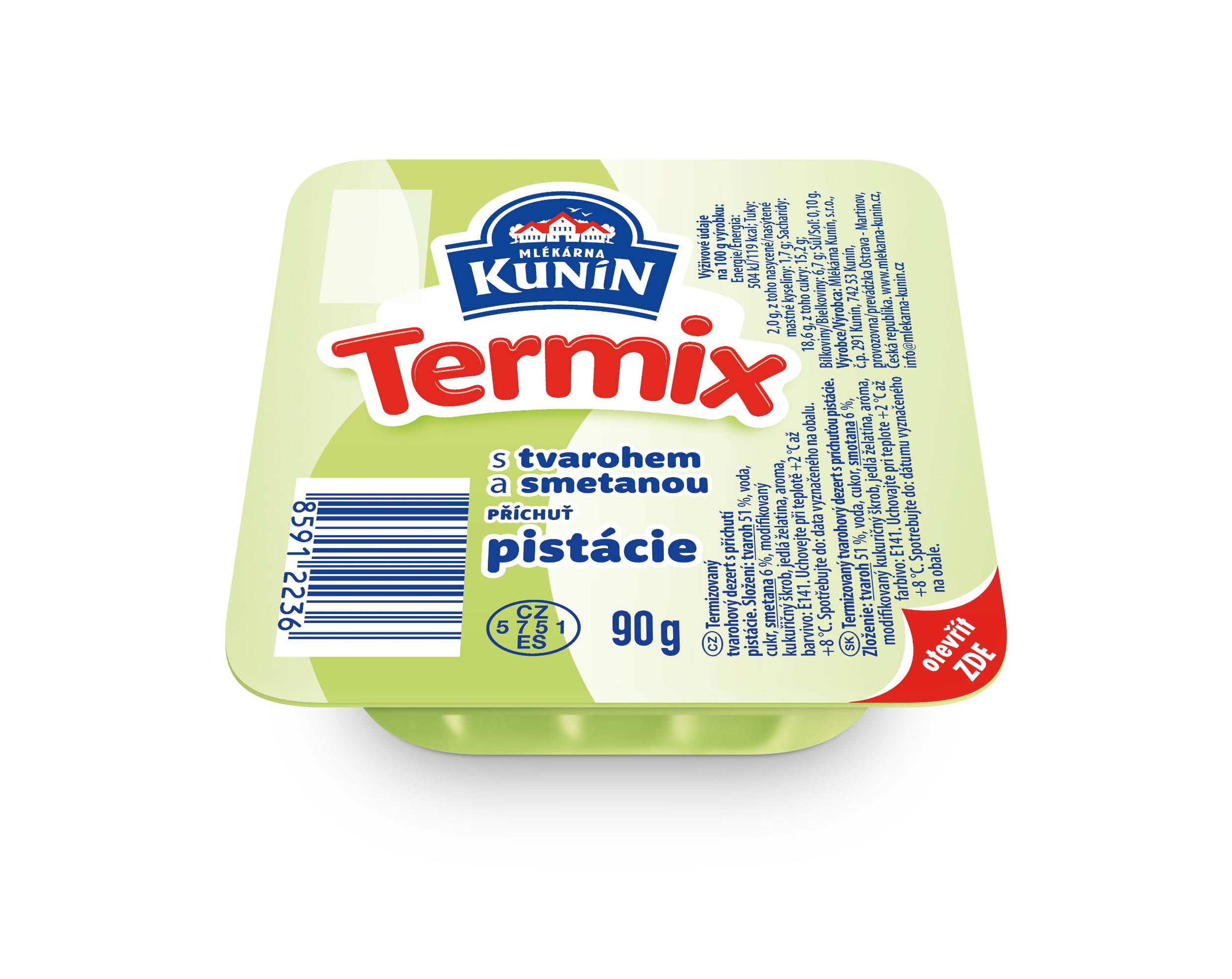 Kunín Termix s příchutí pistácie 90 g