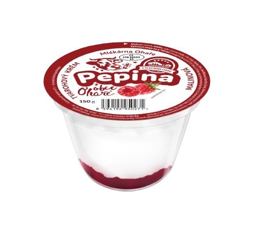 Mlékárna Ohaře, Pepina  z obce Ohaře MALINOVÁ, 150g
