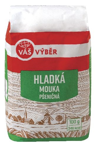 Váš Výběr Hladká mouka pšeničná 1kg