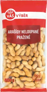 Váš Výběr Arašídy neloupané pražené 400g