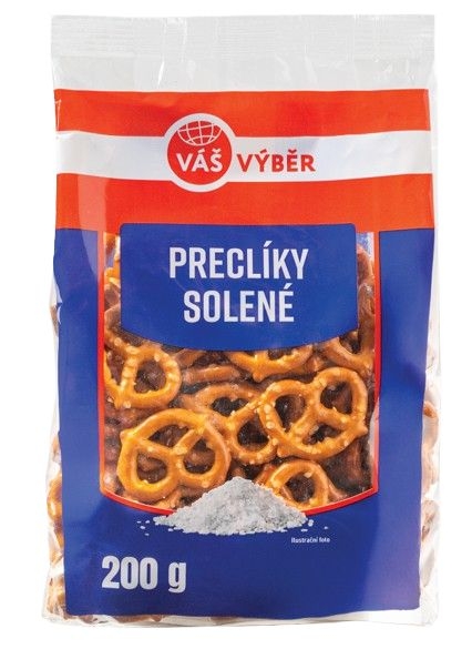 Váš Výběr Preclíky solené 200g