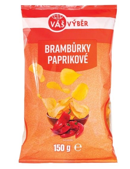 Váš Výběr Brambůrky paprikové 150g