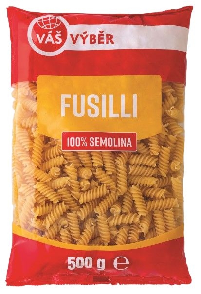 Váš Výběr Semolinové fusilli 500 g