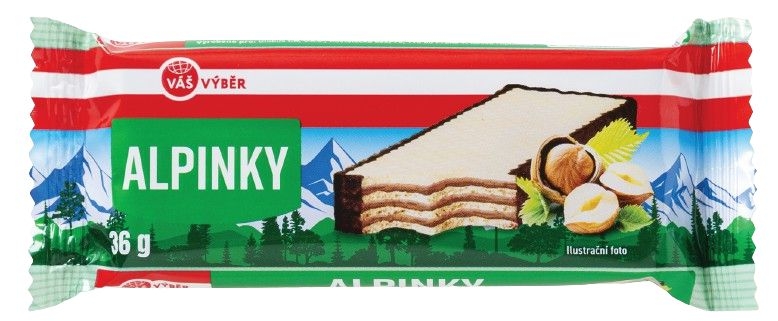 Váš Výběr Alpinky lískooříškové 36g