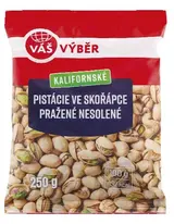 Váš Výběr Pistácie ve skořápce pražené nesolené 250g