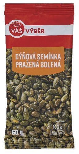 Váš Výběr Dýňová semínka pražená solená 60g
