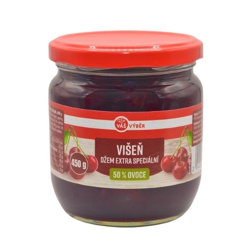 Váš Výběr Višeň džem extra speciální 450g