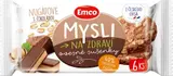 Emco Mysli na Zdraví Ovesné sušenky nugátové s čokoládou 60g