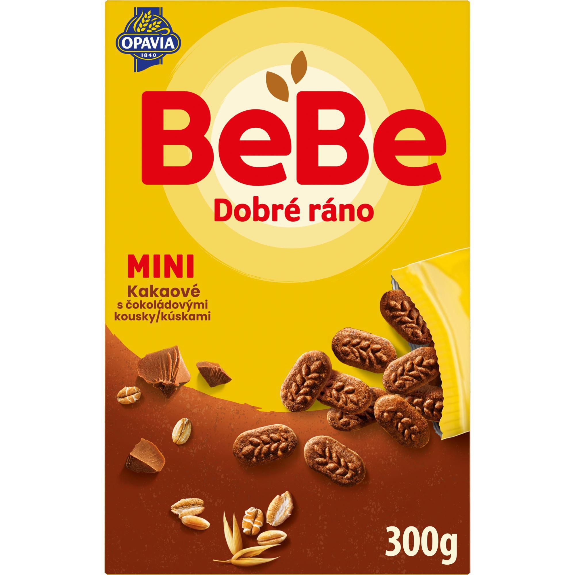 Opavia Bebe Dobré ráno Mini kakaové sušenky 300g