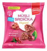 Semix Srdíčka s klikvou a višněmi 50 g