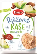Emco Rýžová kaše jablko & skořice 45g