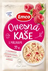 Emco Ovesná kaše s malinami 55g
