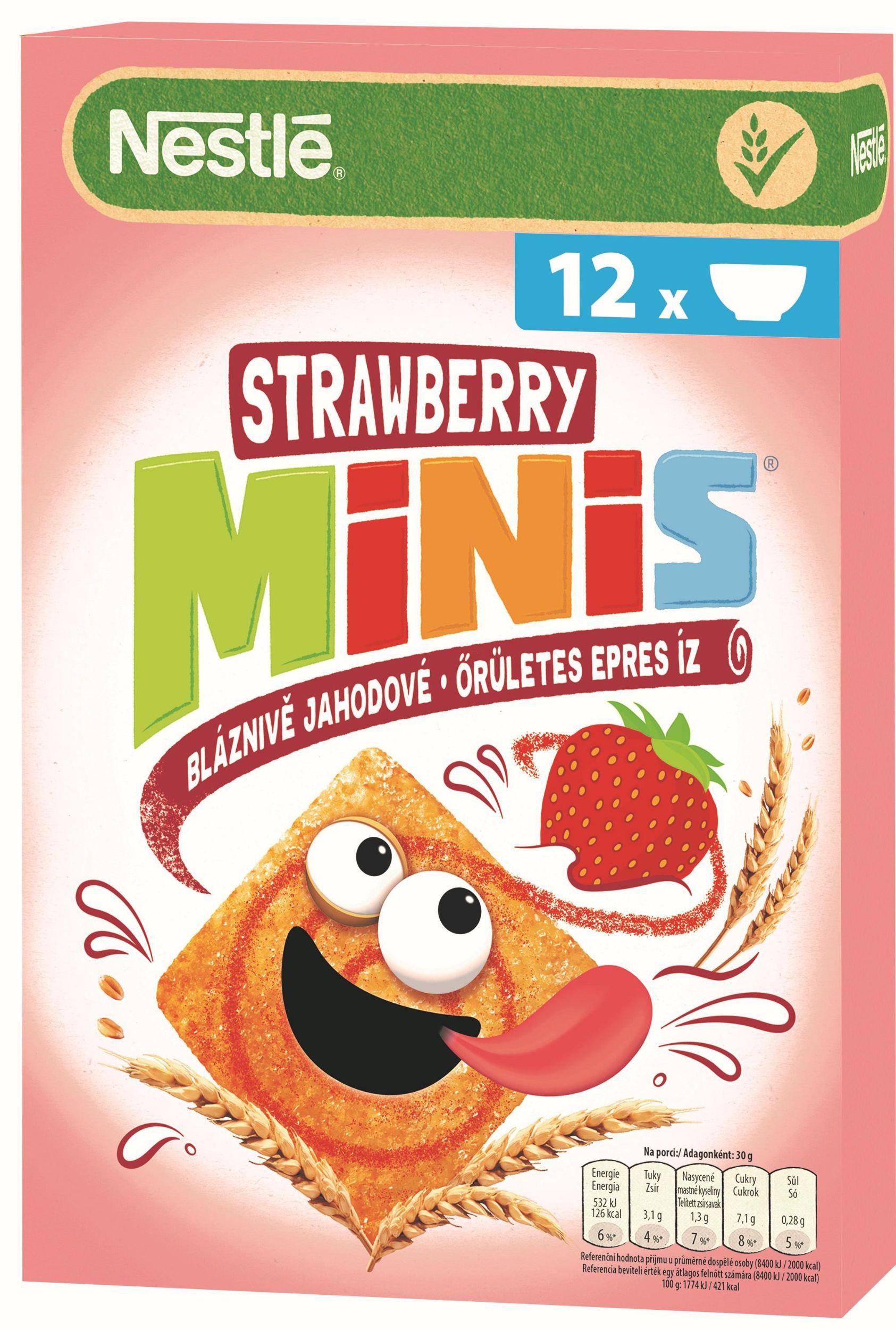 Nestlé Strawberry Minis Cereal 375g