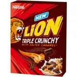 Nestlé Lion triple crunchy cereálie se slaným karamelem 300g