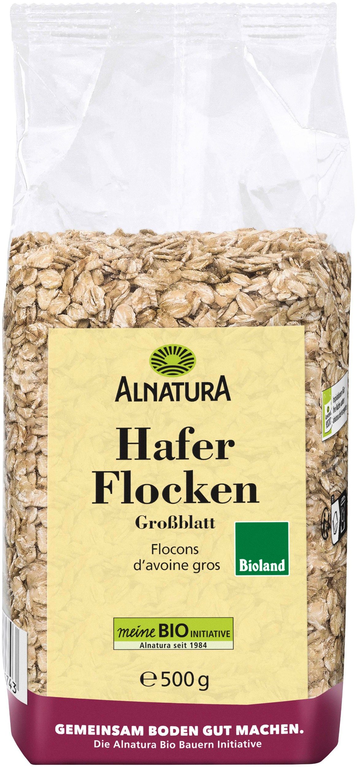 Alnatura Bio vločky ovesné velké 500g
