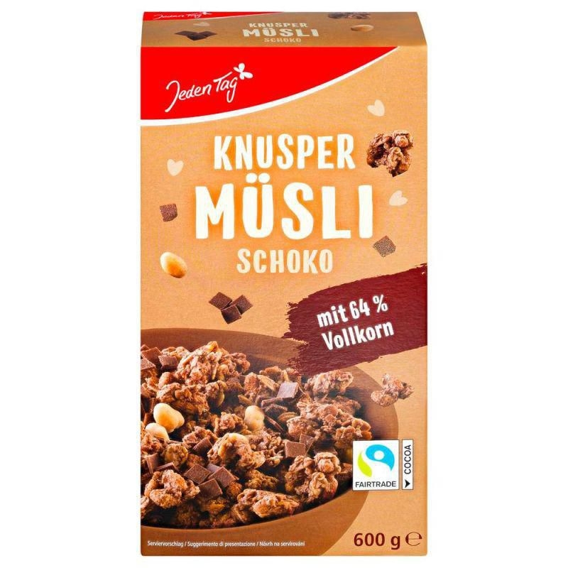 Jeden Tag Müsli čokoládové 600 g