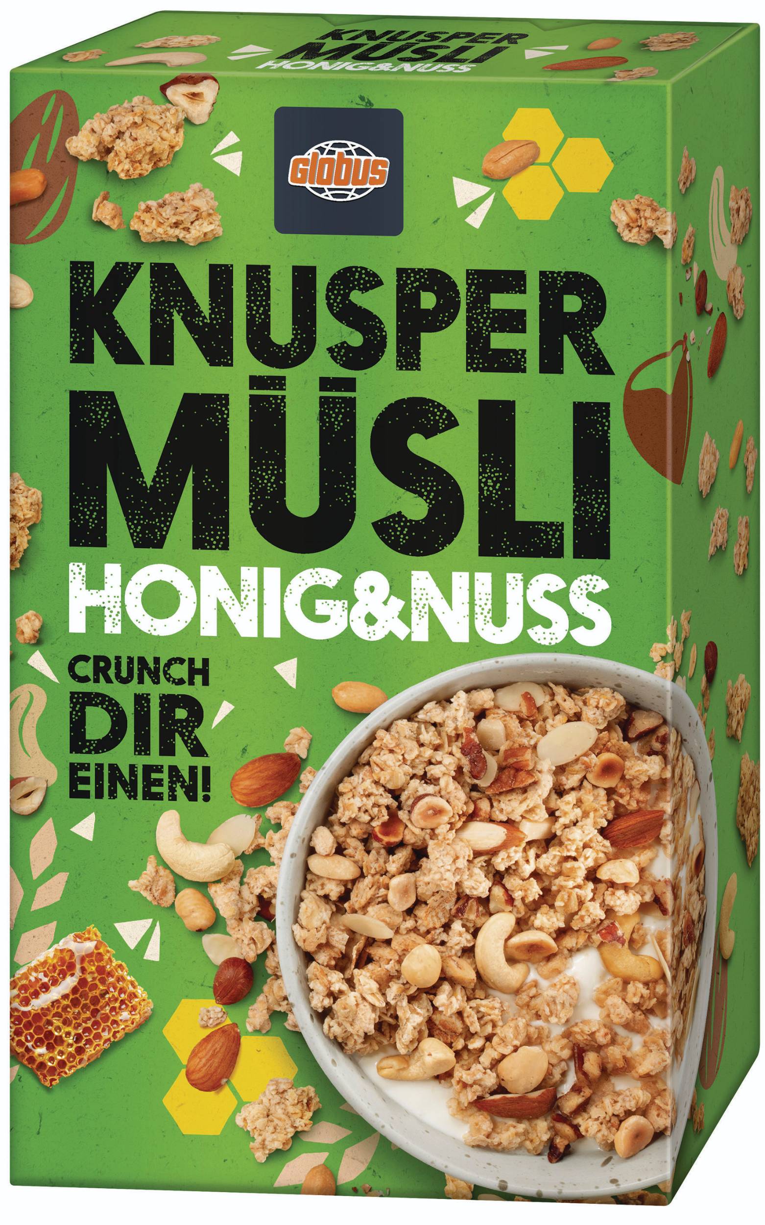 Müsli s medem a ořechy 500g