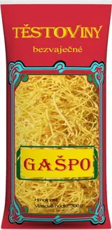 Gašpo Těstoviny bezvaječné nudle vlasové 300 g
