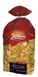 Zátka vaječné válcované extra široké nnudle 400g