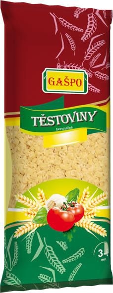 Gašpo Těstoviny bezvaječné písmenka 250 g