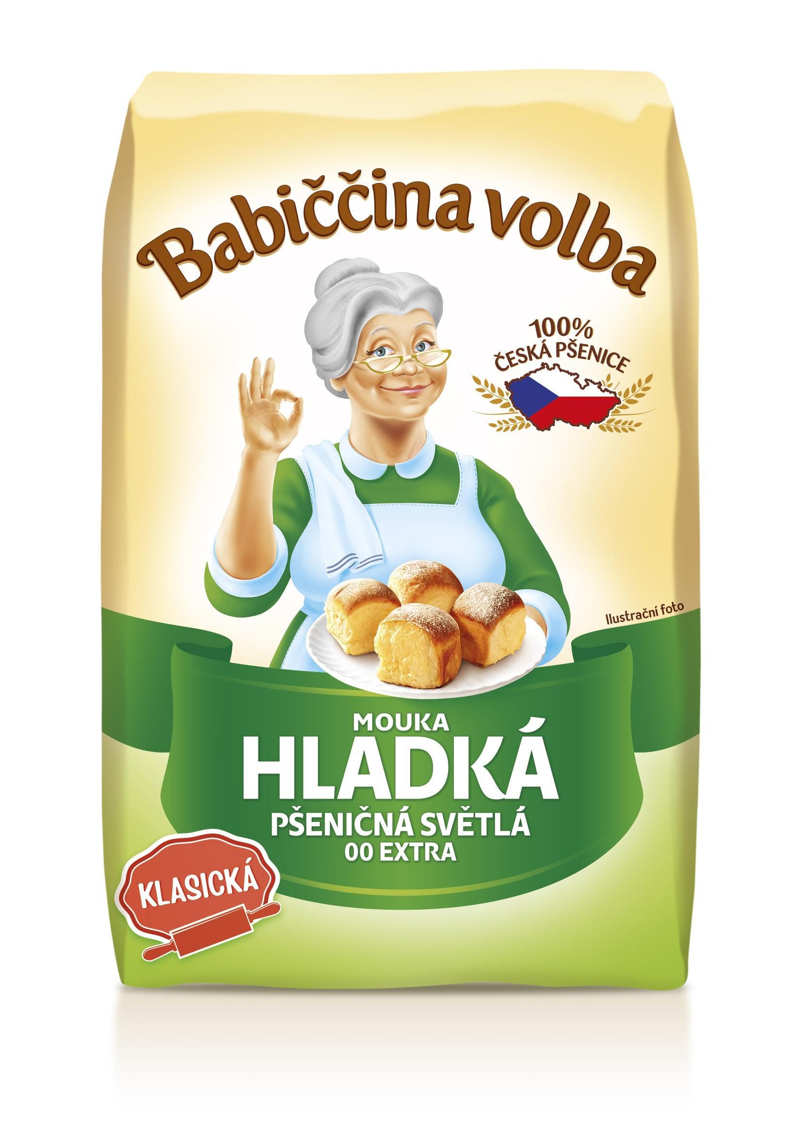 Babiččina volba Mouka hladká pšeničná 1 kg