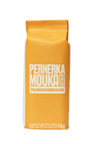 Pernerka Mouka špaldová celozrnná hladká 1kg