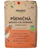 Probio Mouka pšeničná BIO celozrnná jemně mletá 1 kg