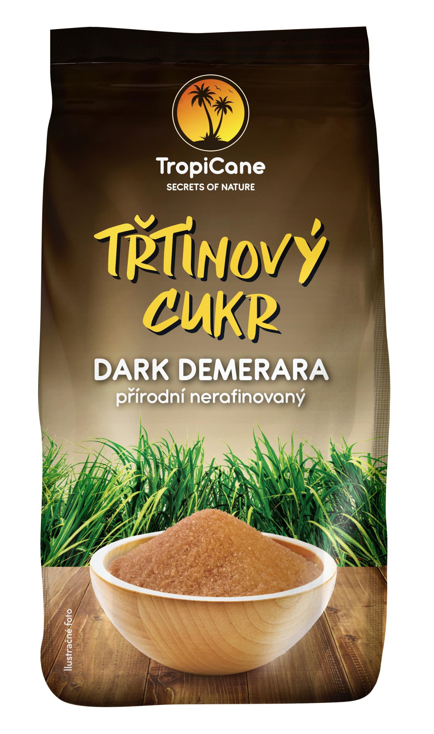 TropiCana Třtinový cukr dark demerara 800 g