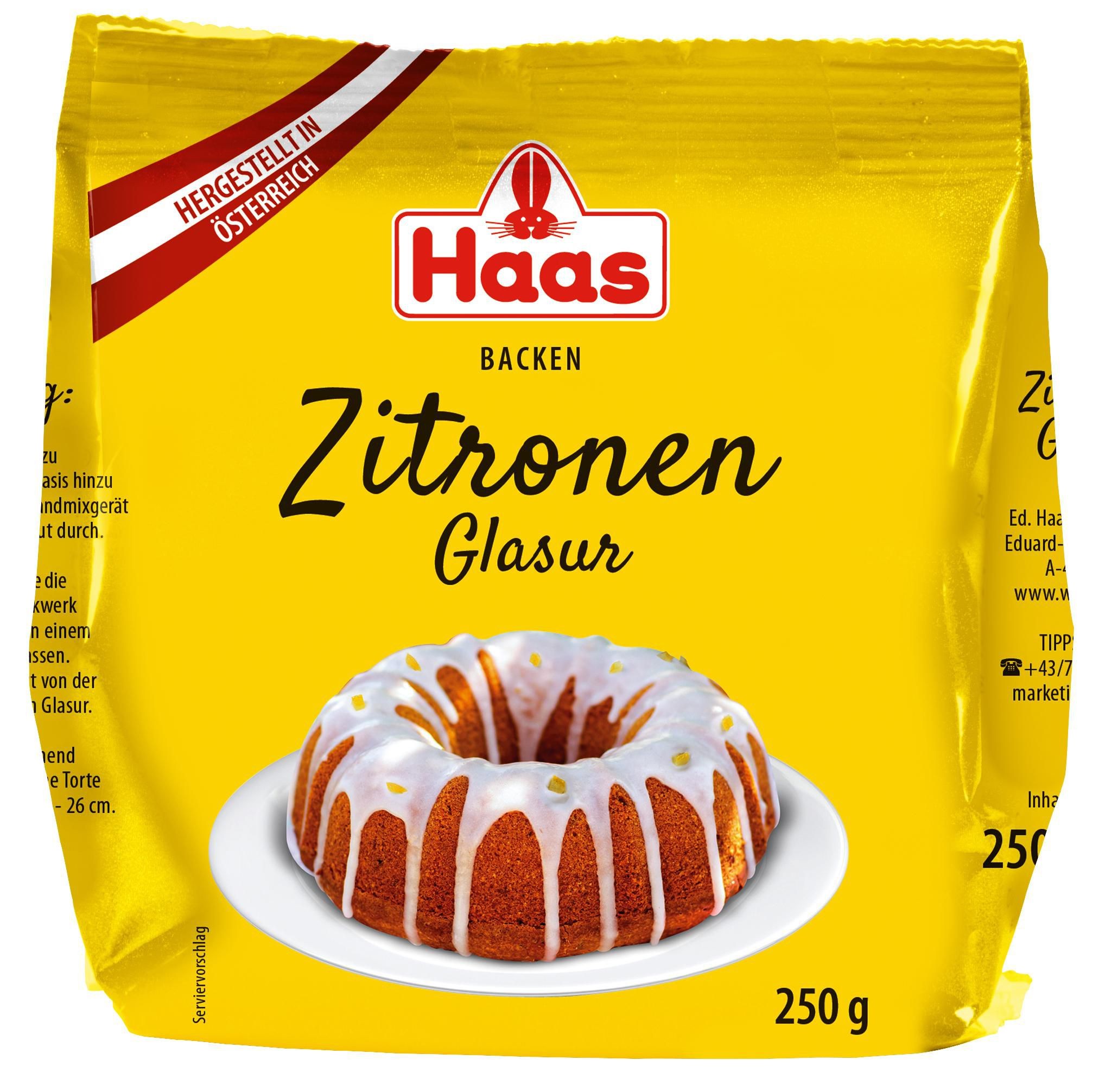 Haas Poleva s citronovou příchutí 250g