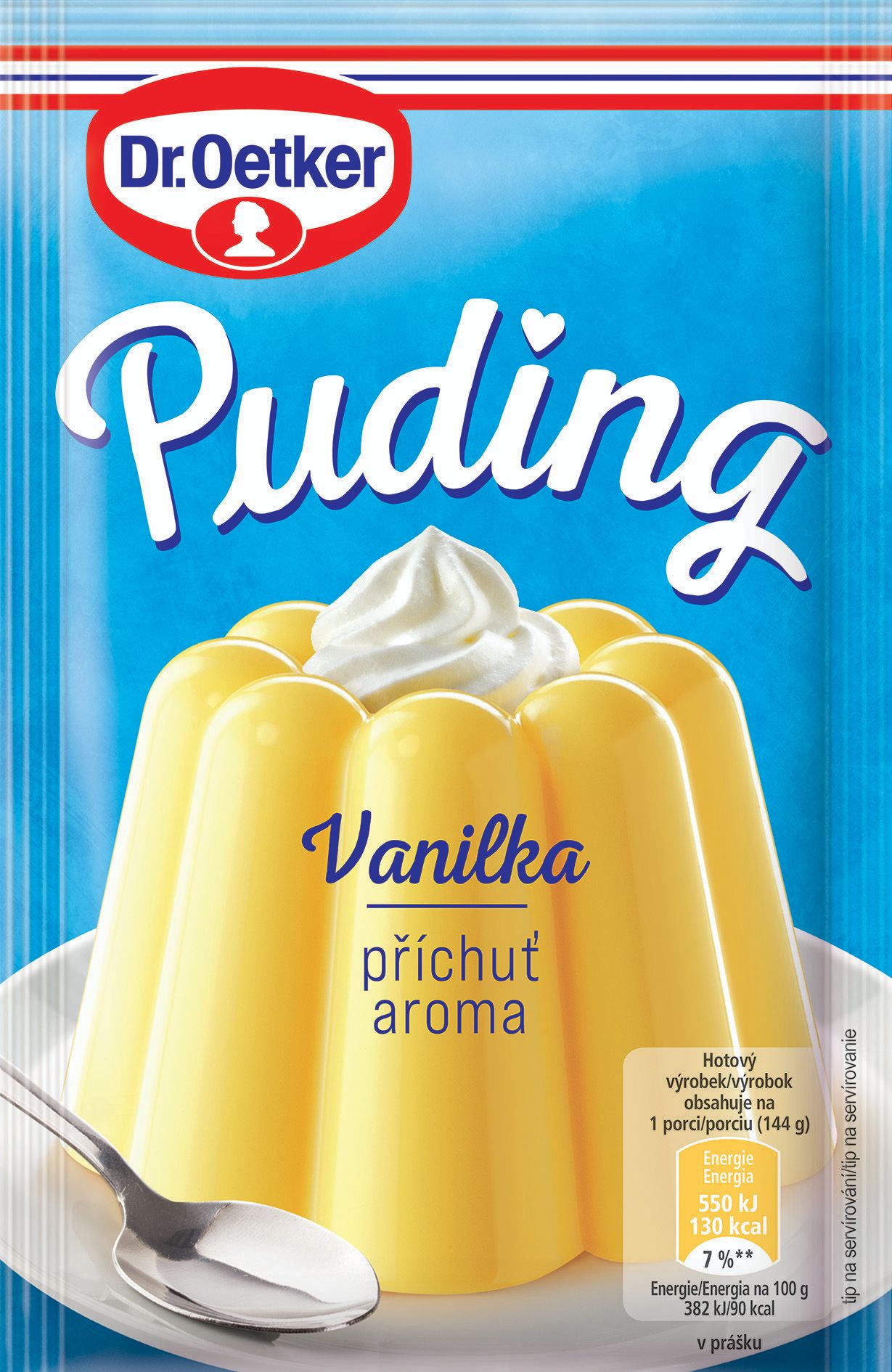 Dr.Oetker Puding příchuť vanilka 38g