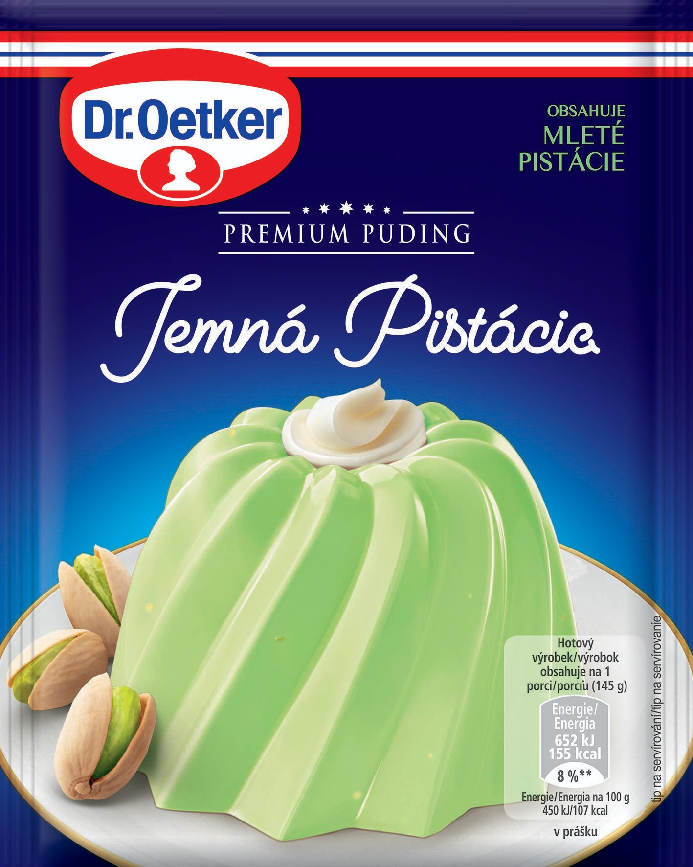 Dr. Oetker Premium puding jemná pistácie 40 g