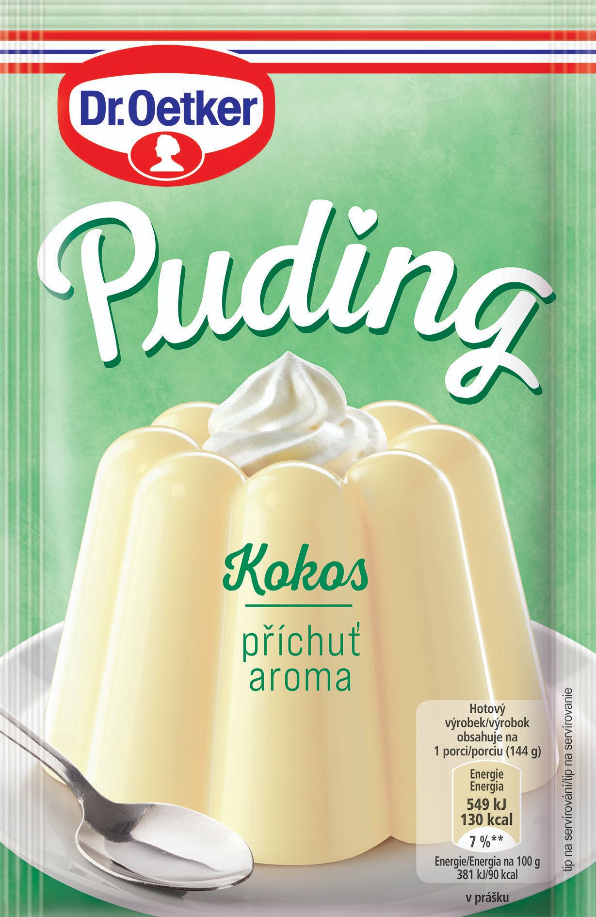 Dr.Oetker Puding příchuť kokos 38g