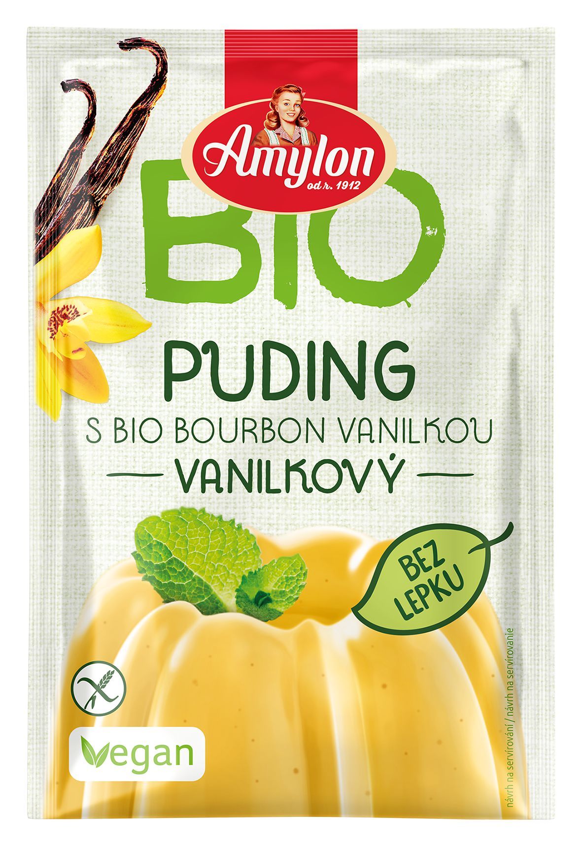 Amylon BIO Puding vanilkový bez lepku 40 g