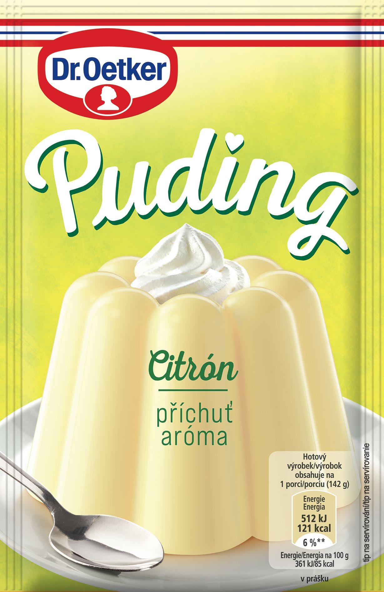 Dr. Oetker Puding s příchutí citrónu 38g