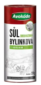 Avokádo Bylinková sůl tubus 220g