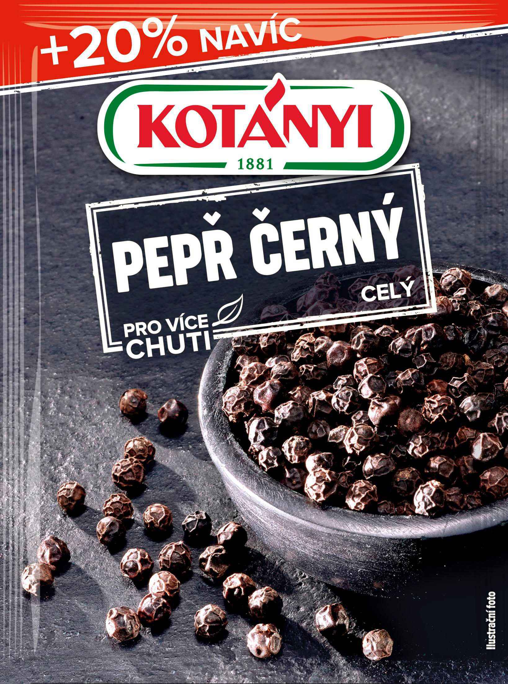 Kotányi Pepř černý celý 20 g