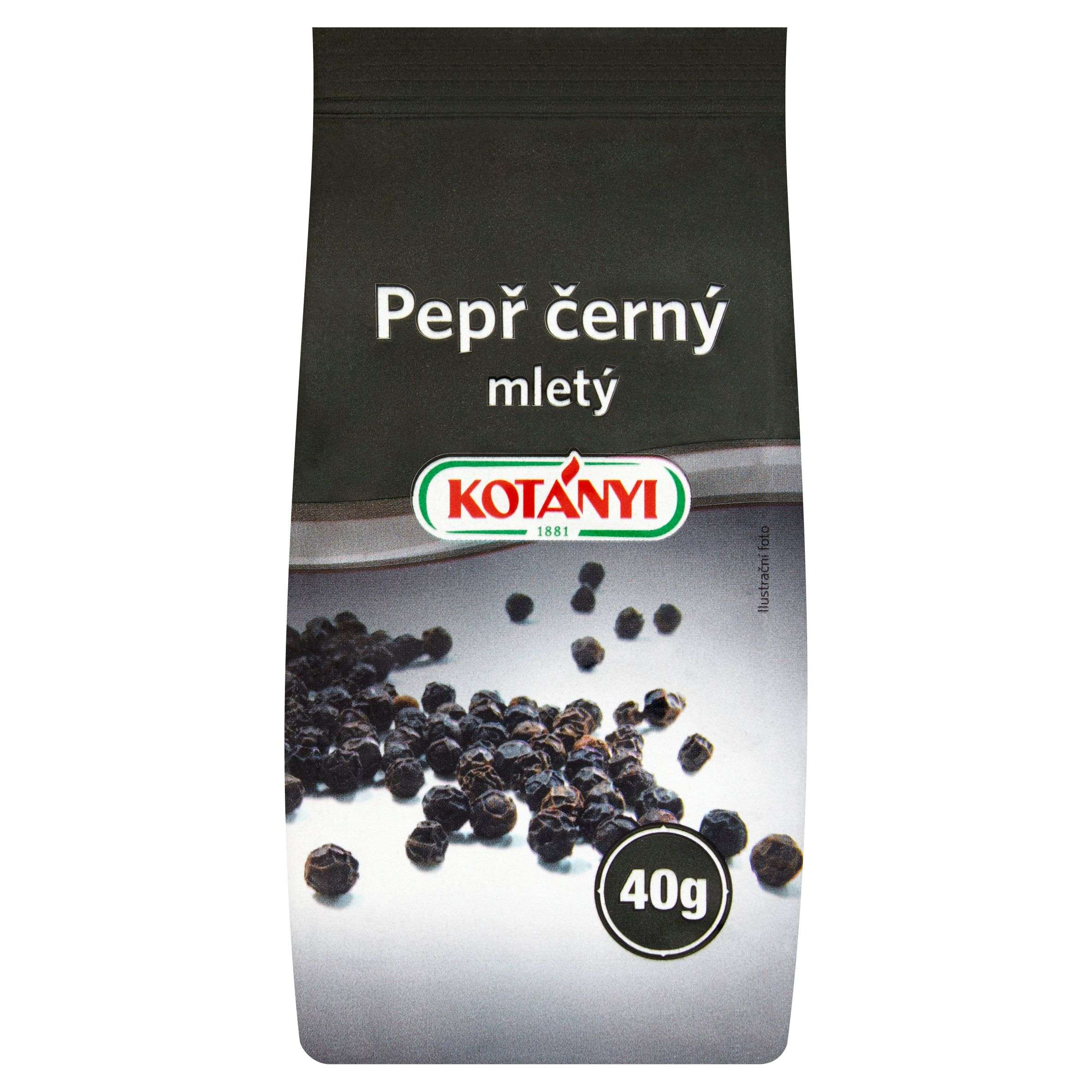 Kotányi Pepř černý mletý 40 g
