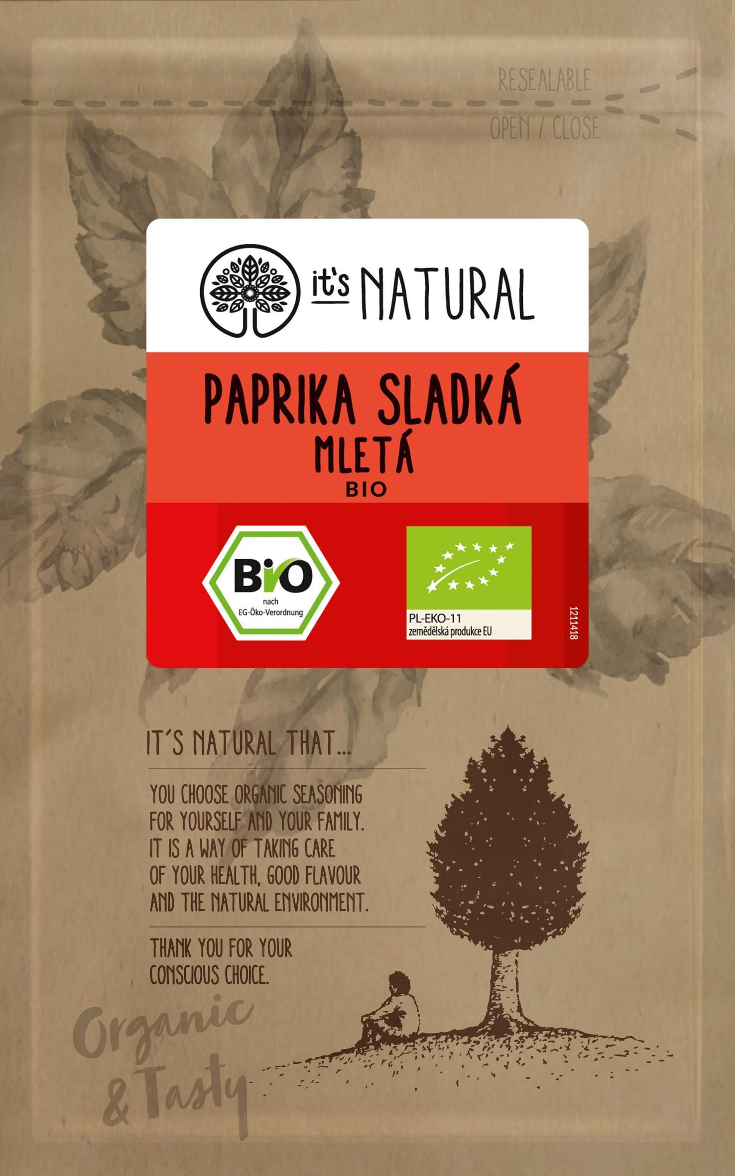 It's Natural BIO Paprika sladká mletá 15g