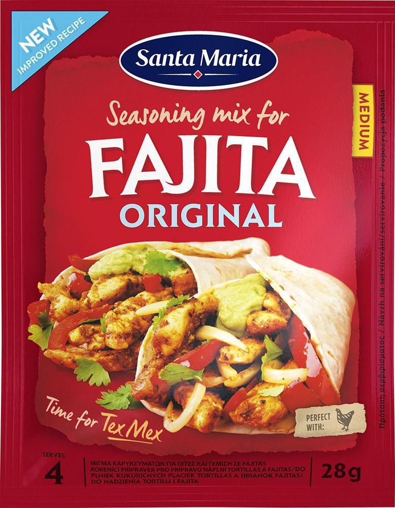 Santa Maria Fajita original medium kořenící přípravek 28 g