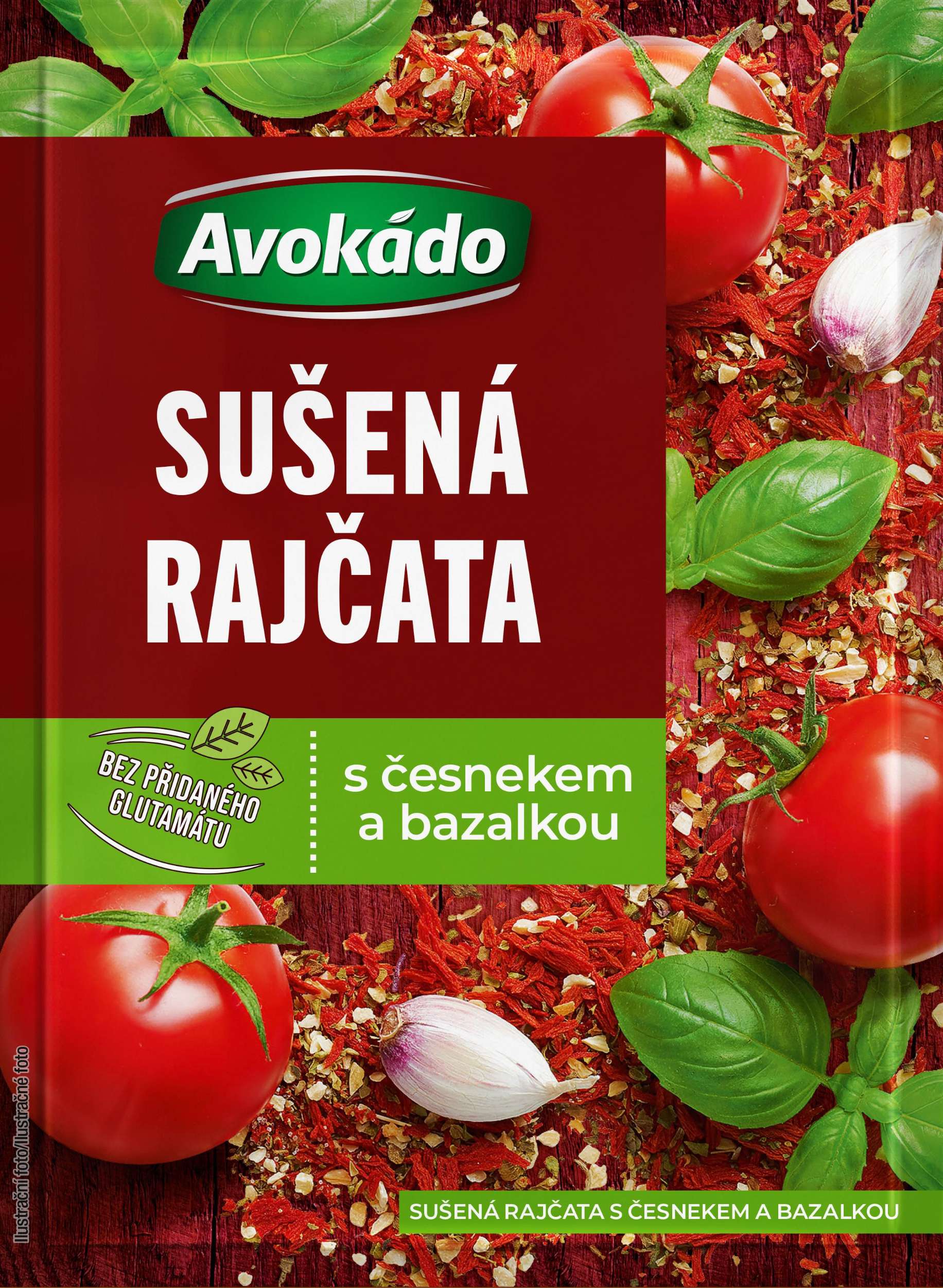 Avokádo Sušená rajčata s česnekem a bazalkou 15g