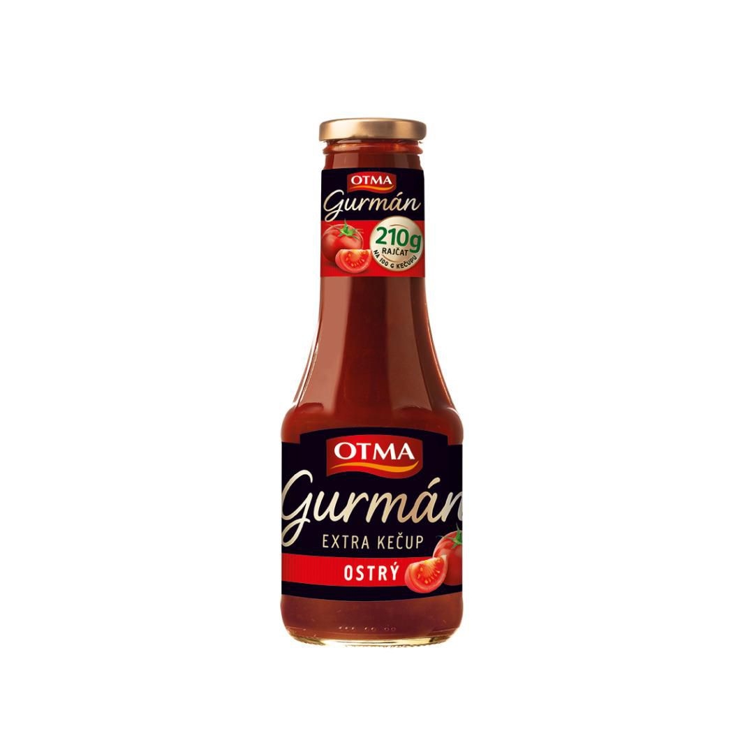 Otma Kečup Gurmán Ostrý 520g