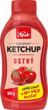 Spak Gourmet Ketchup ostrý 900 g