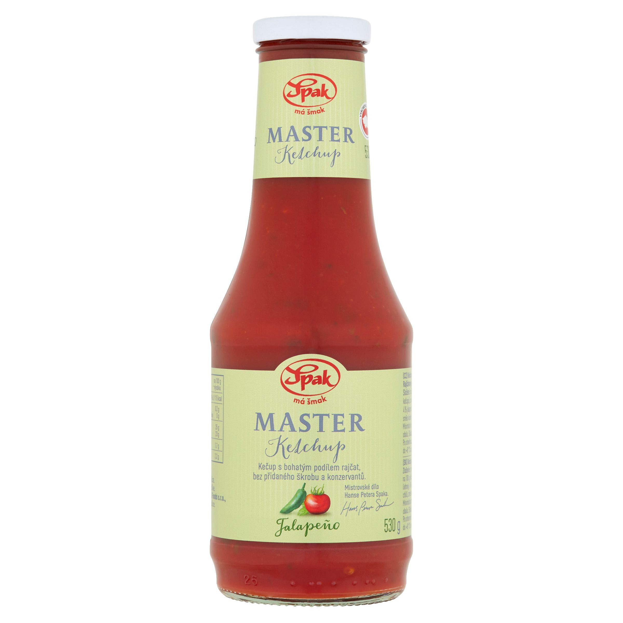 Spak Master Ketchup jalapeňo 530g