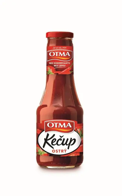 Otma Kečup ostrý 520g