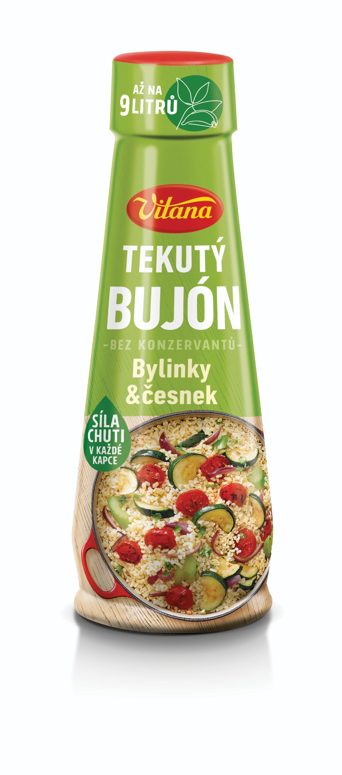 Vitana Tekutý bujón bylinky a česnek 180 ml
