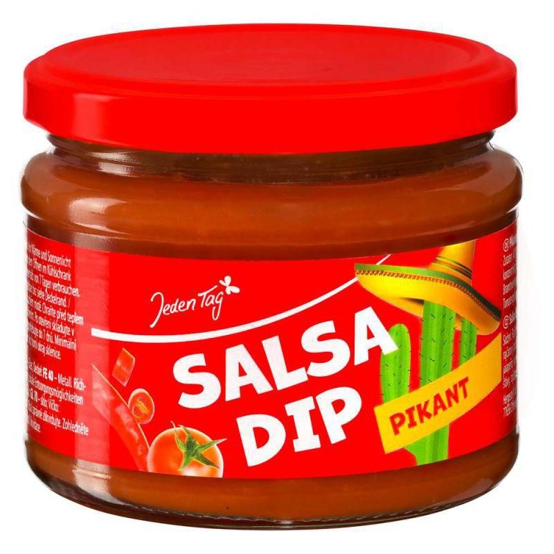 Jeden Tag Dip salsa pikant 310g