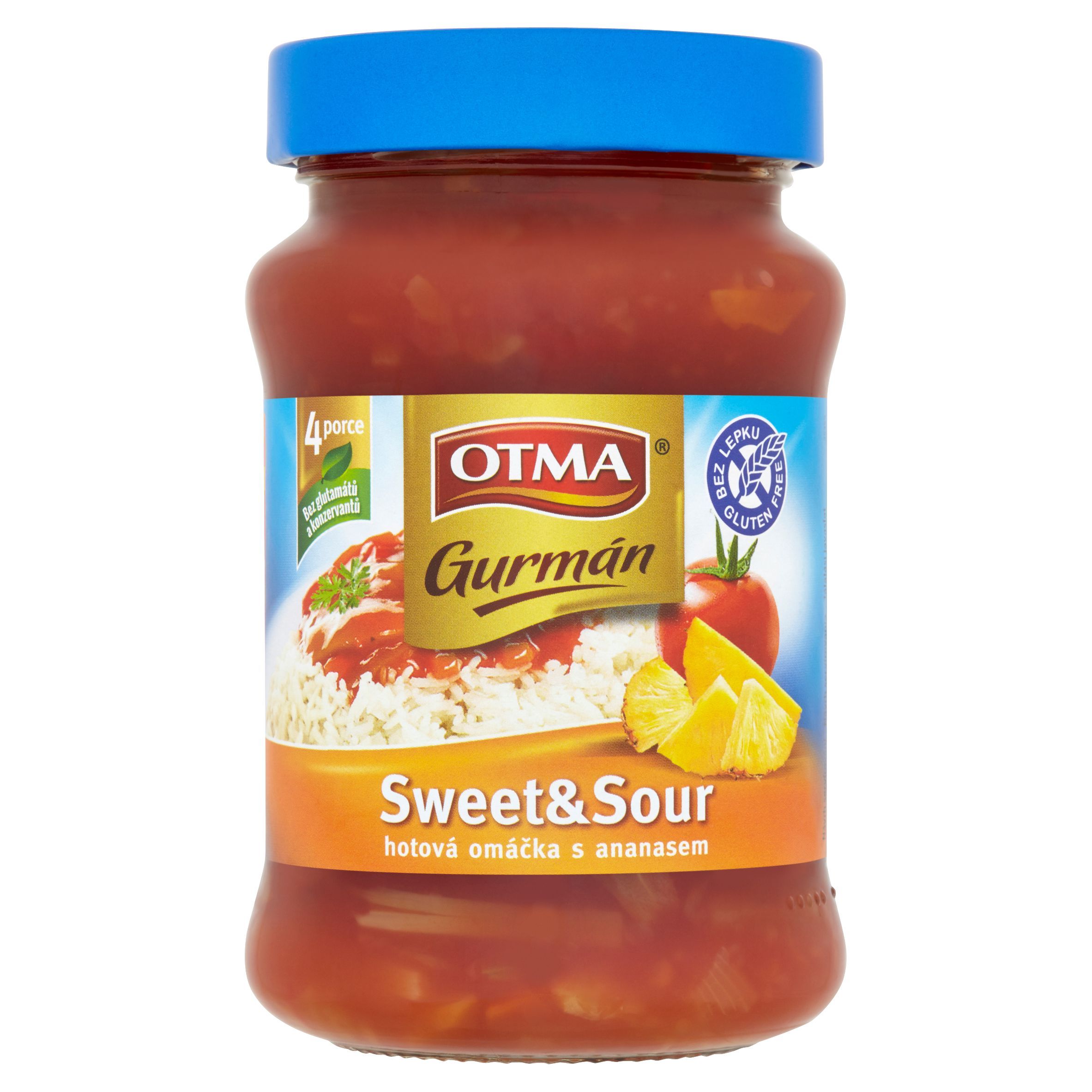 Otma Gurmán Sweet and Sour hotová omáčka s ananasem 350g