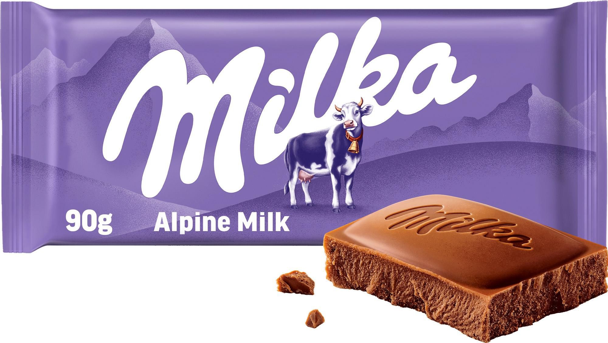 Milka čokoláda Mléčná z alpského mléka 90 g