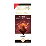 Lindt Excellence hořká se sušenkou a karamelem 100g