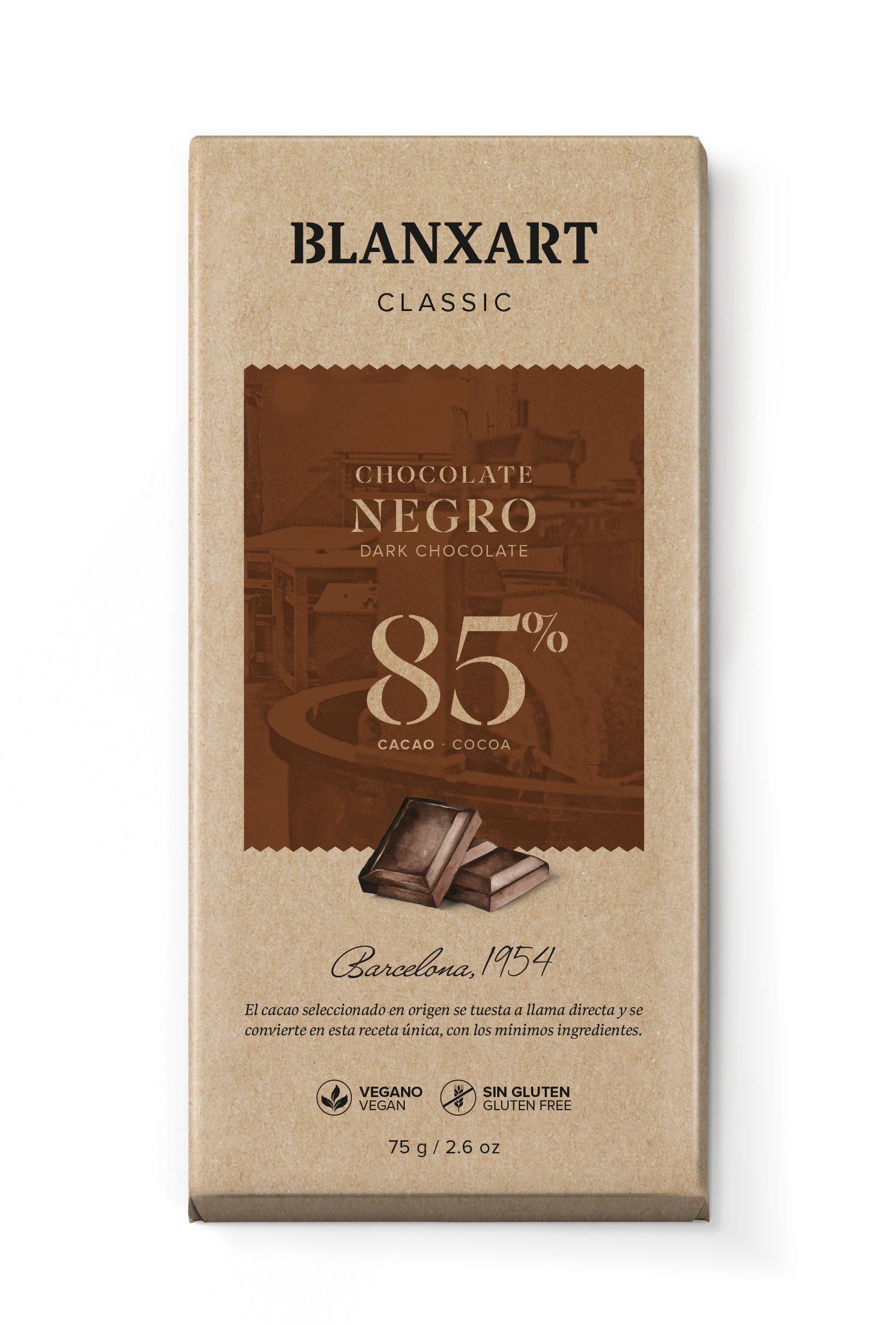 Hořká 85% čokoláda 75g